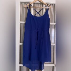 Summer is here! Here’s a cute flowy blue dress to go with the season!